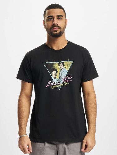 Merchcode / t-shirt Miami Vice Retro Logo in zwart