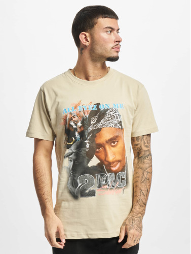 Mister Tee / t-shirt Tupac Retro in beige