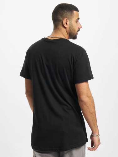 Urban Classics Heren Tshirt -5XL- Pre-Pack Shaped Long Tee black+white Zwart/Wit