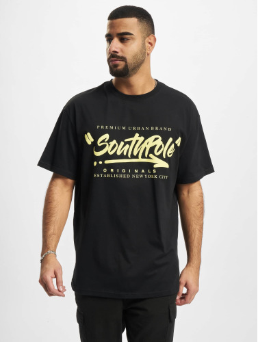 Southpole Heren Tshirt -2XL- Short Sleeve Zwart