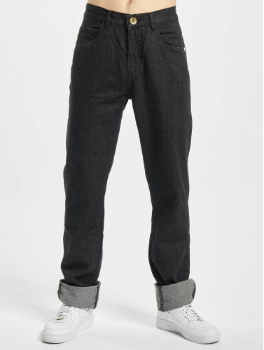 Southpole / Loose fit jeans Turn Up Denim in zwart