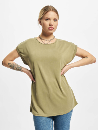 Urban Classics / t-shirt Ladies Modal Extended Shoulder in khaki