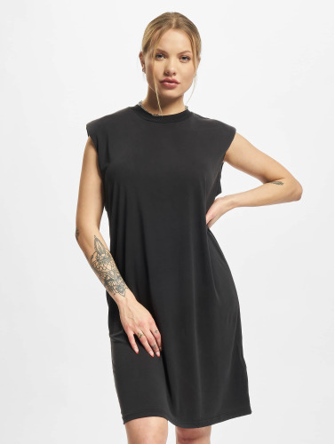 Urban Classics / jurk Ladies Modal Padded Shoulder Tank in zwart