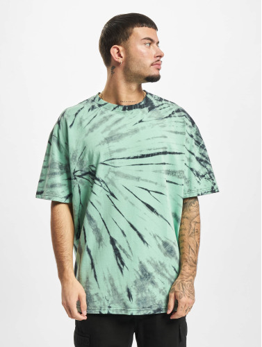Urban Classics / t-shirt Boxy Tye Dye in groen