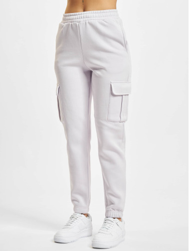 Urban Classics / joggingbroek Ladies High Waist Cargo in paars