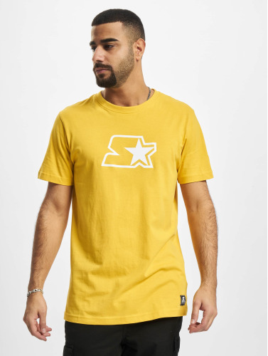Starter Black Label Heren Tshirt -XL- Starter Small Logo Goudkleurig
