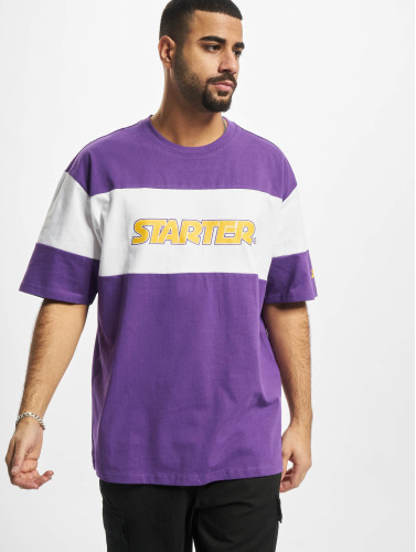 Starter / t-shirt Block Jersey in paars