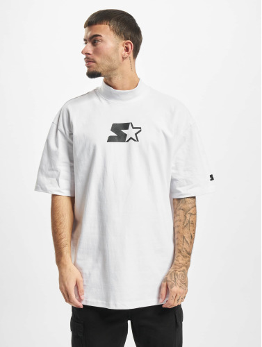 Starter Black Label Heren Tshirt -L- High Mock Jersey Wit