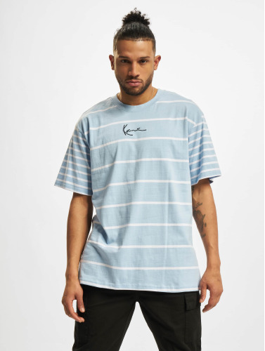 Karl Kani / t-shirt Small Signature Stripe in blauw