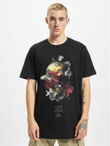 Mister Tee / t-shirt Skull Fish in zwart