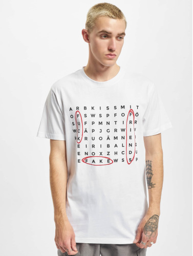 Mister Tee / t-shirt Crossword in wit