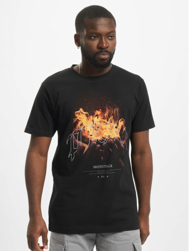Mister Tee / t-shirt Pray On Fire in zwart