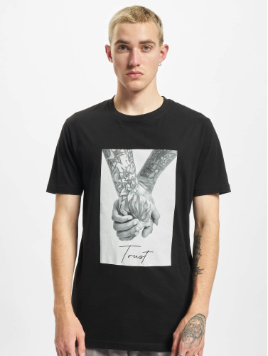 Mister Tee / t-shirt Trust 2.0 in zwart