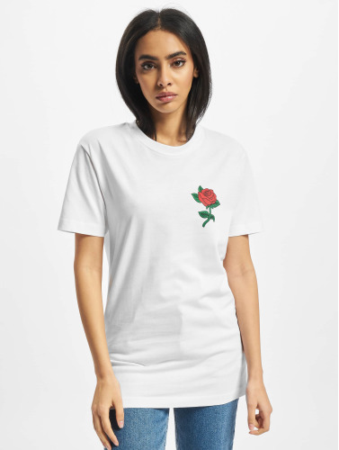 Mister Tee / t-shirt Ladies Rose in wit