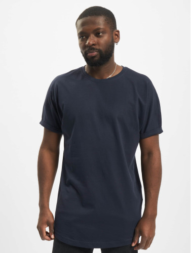 Urban Classics / t-shirt Long Shaped Turnup in blauw