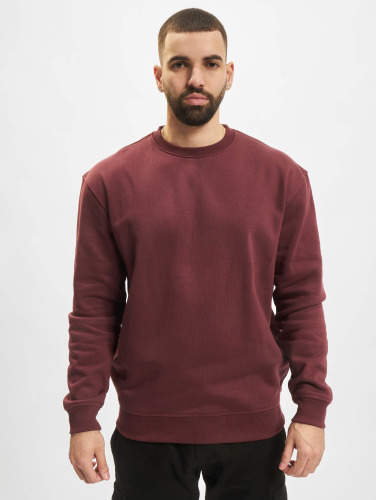 Urban Classics Sweater/trui -5XL- Basic Crew Bordeaux rood