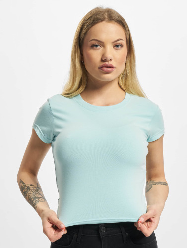 Urban Classics / t-shirt Ladies Stretch Jersey Cropped in blauw