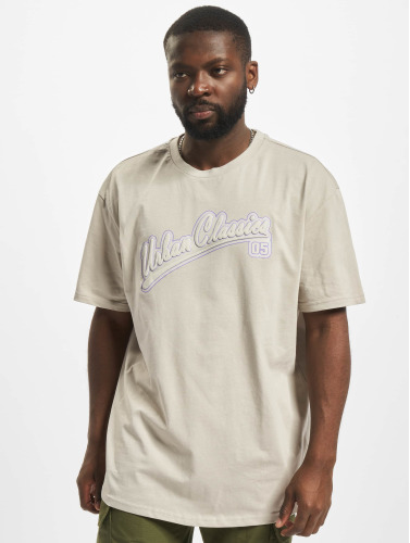 Urban Classics Heren Tshirt -L- Baseball Creme