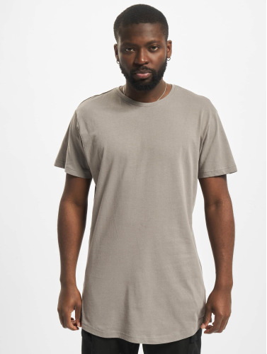 Urban Classics Heren Tshirt -5XL- Shaped Long Grijs