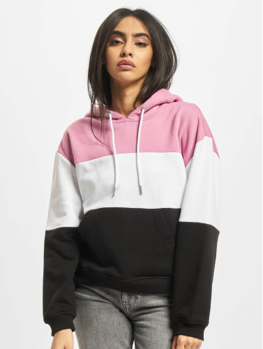 Urban Classics / Hoody Oversize 3-Tone in pink