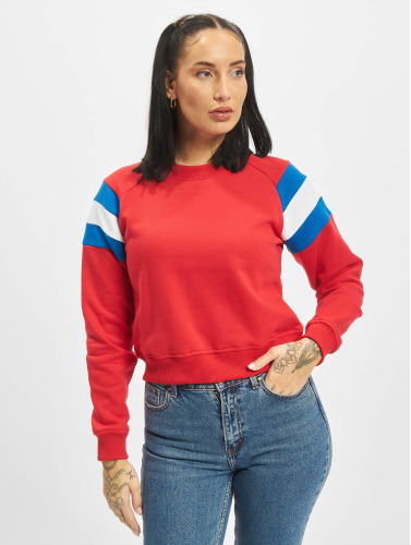 Urban Classics / trui Sleeve Stripe in rood