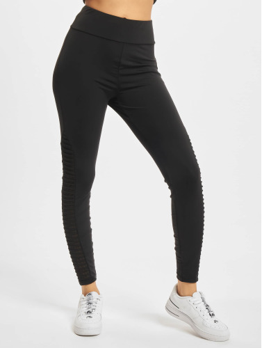 Urban Classics / Legging Ladies Highwaist Biker Tech Mesh in zwart