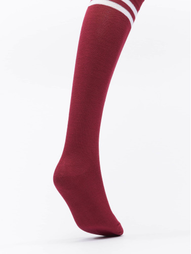 Urban Classics Lange sokken -35/38- Ladies College 2-pack Bordeaux rood