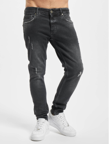 2Y Premium / Skinny jeans Steven in zwart