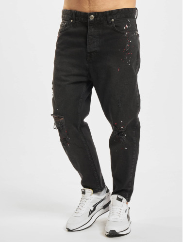 2Y Premium / Loose fit jeans Kjell in zwart