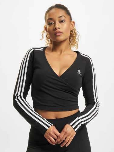 adidas Originals / Longsleeve Originals in zwart