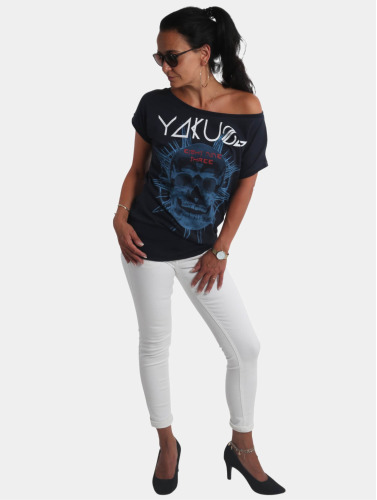 Yakuza / t-shirt Supernova Wide Crew Neck in blauw