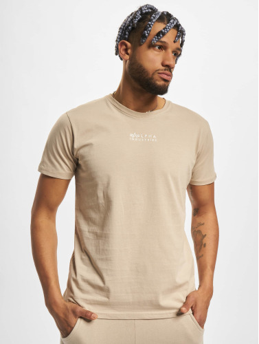 Alpha Industries / t-shirt Organics EMB in beige