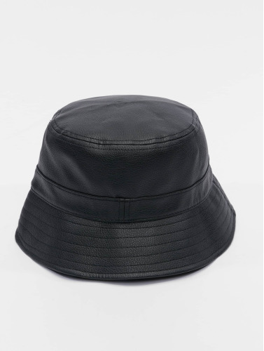 Sean John / hoed Fake Leathe in zwart