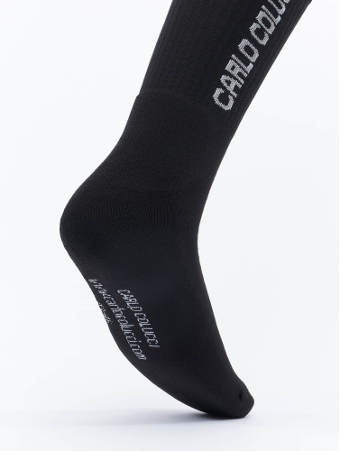 Carlo Colucci / Sokken Logo in zwart