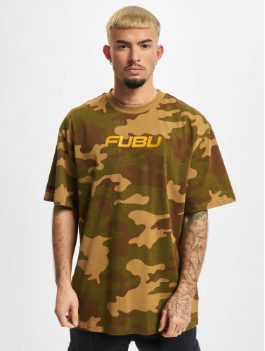 Fubu / t-shirt Corporate in olijfgroen