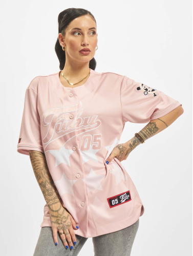 Fubu / overhemd Star Baseball Jersey in rose