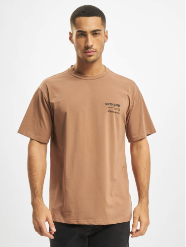 Sixth June / t-shirt Barcode in bruin