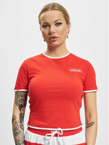adidas Originals / t-shirt Cropped in rood