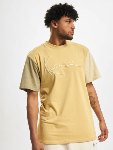 Karl Kani / t-shirt Signature Block in beige
