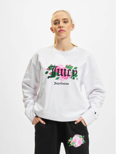 Juicy Couture / trui Couture Hyper Floral Graphic Crew Neck in wit