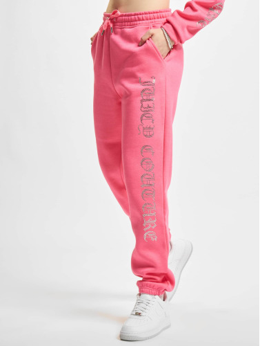 Juicy Couture / joggingbroek Capital Diamante Graphic Fleece in pink