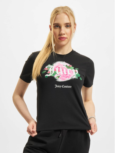 Juicy Couture / t-shirt Boyfriend Fit Hyper Floral Graphic in zwart