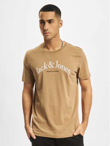 Jack & Jones / t-shirt Jim Pima Print in beige
