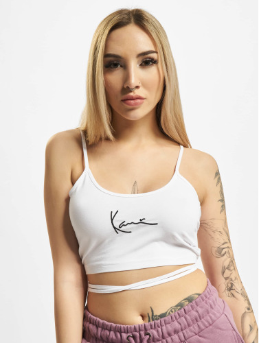 Karl Kani / top Small Signature Crop in wit