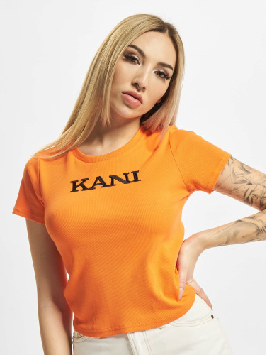 Karl Kani / t-shirt Retro Short in oranje