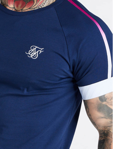 Sik Silk / t-shirt Inset Fade Tech in blauw