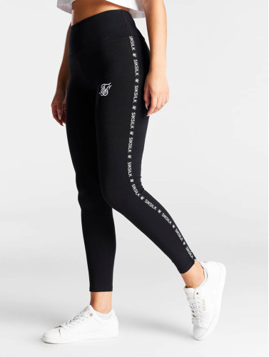 Sik Silk / Legging High Waist Tape in zwart