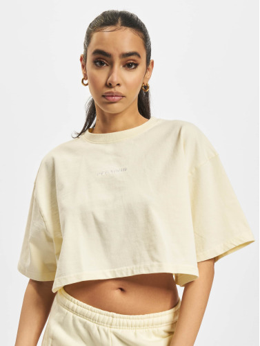PEGADOR / t-shirt Layla Oversized Cropped in beige