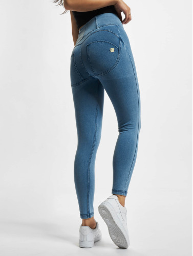 Freddy / Legging Wrup High Denim 7/8 in blauw