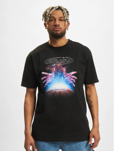 Mister Tee Upscale / t-shirt Space Ball Oversize in zwart